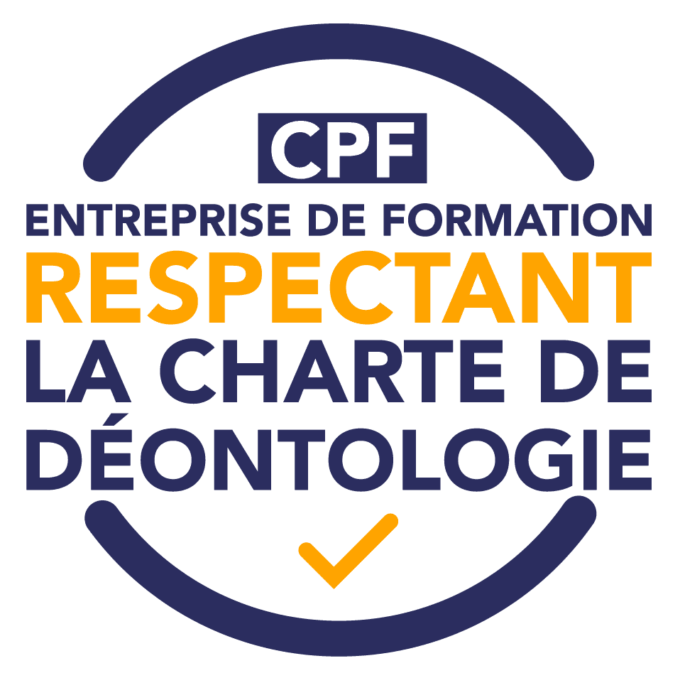 Macaron Charte de deontologie CPF