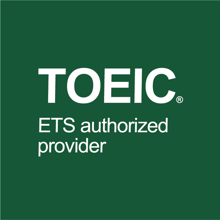 TOEIC authorized provider logo green